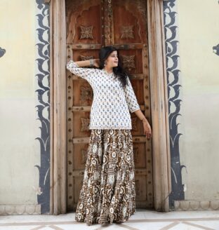 Gulmohar Print Cotton Kurti