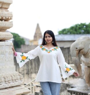 Blossom Bloom Handbrush Tunic